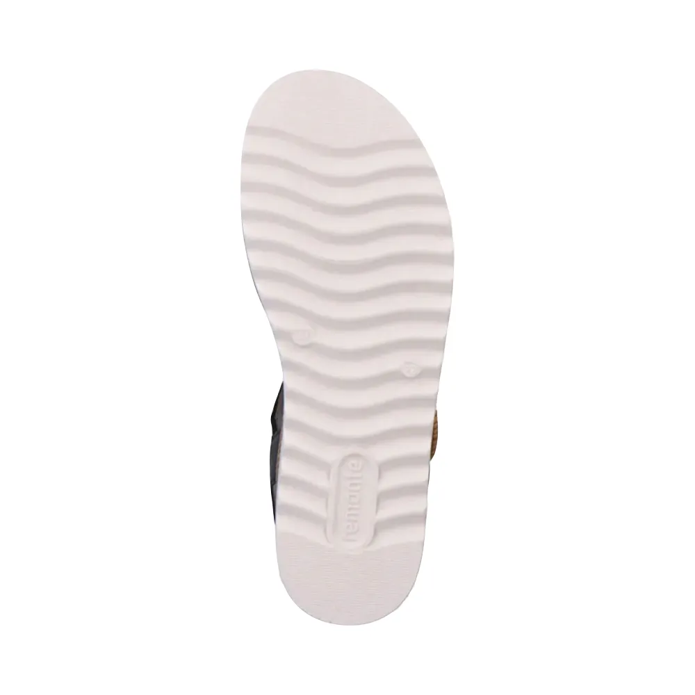 Remonte Women's 52 Platform Sandal in Black