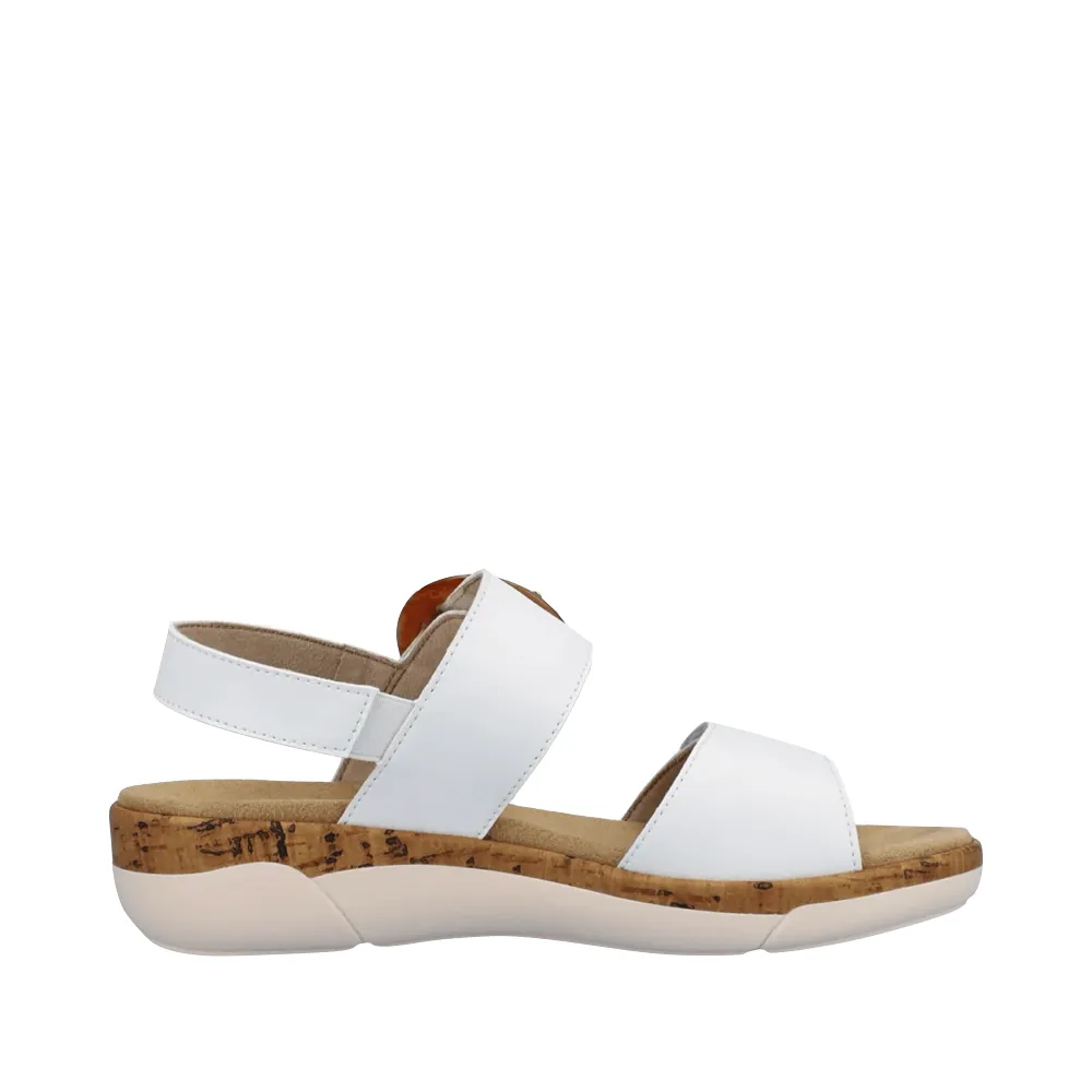 Remonte Women's Jocelyn 53 Buckle Sandal in White