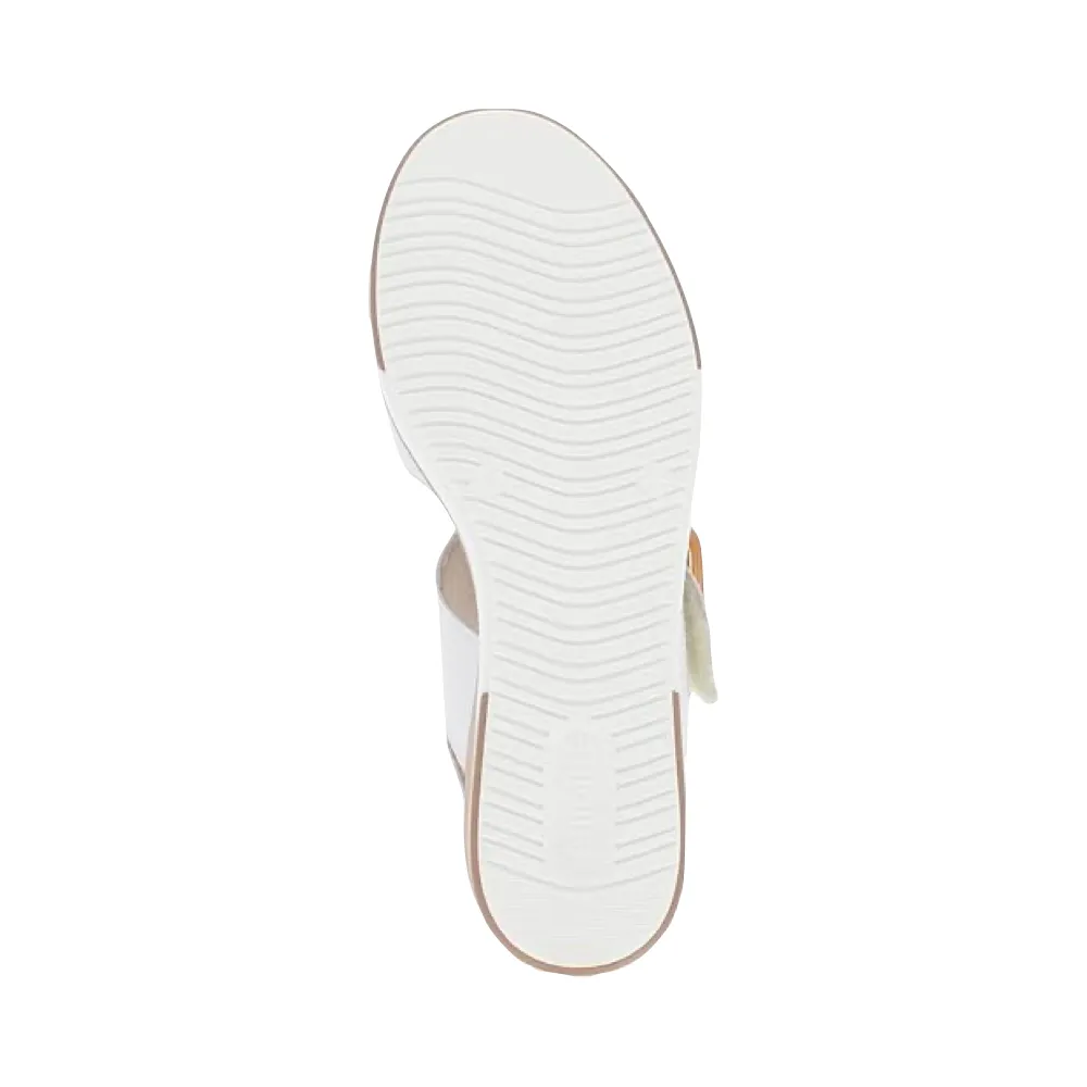 Remonte Women's Sabine 50 Wedge Sandal in Weiss White