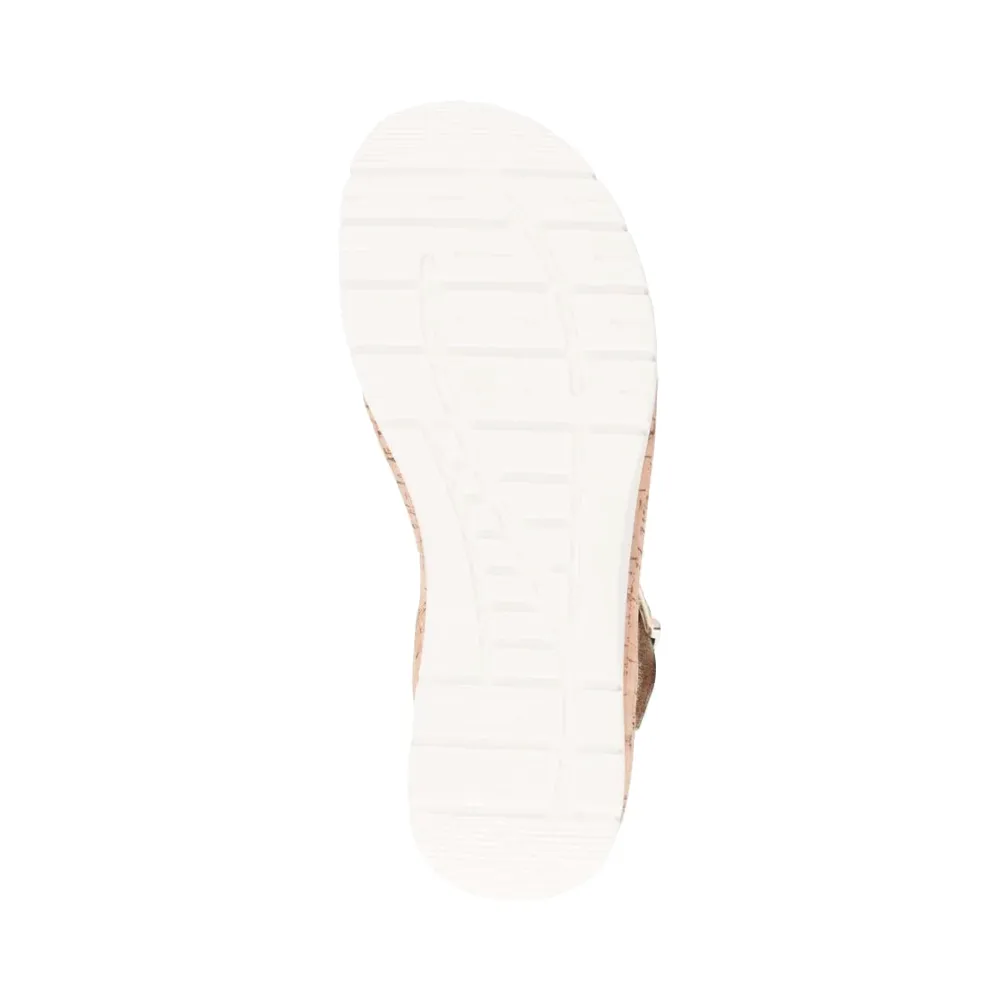 Remote Women's Gizela 50 Wedge Sandal in Aperol/Fuchsia/Absynth/Muskat