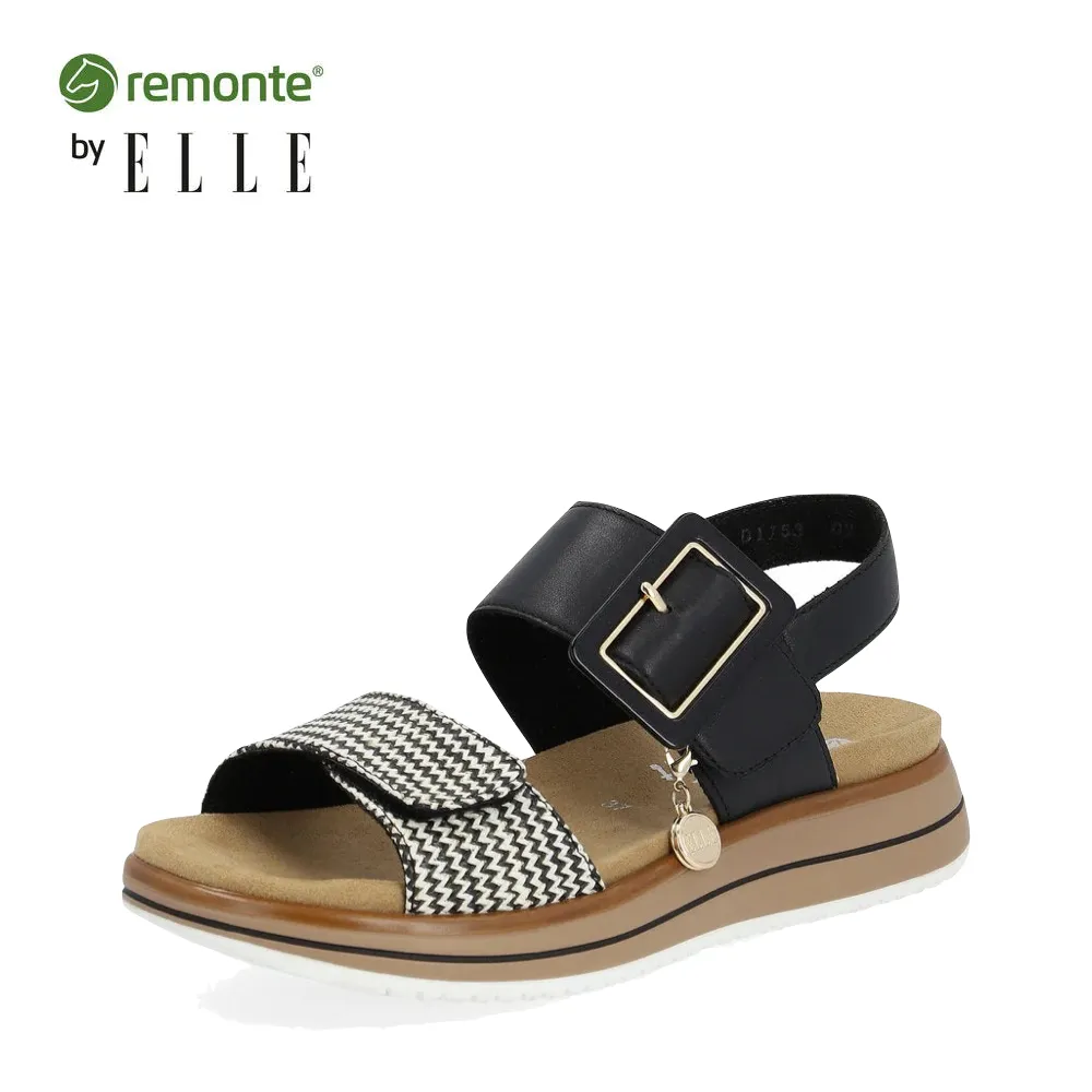 Remote Women's Jocelyn 53 Sandal in Black Multi