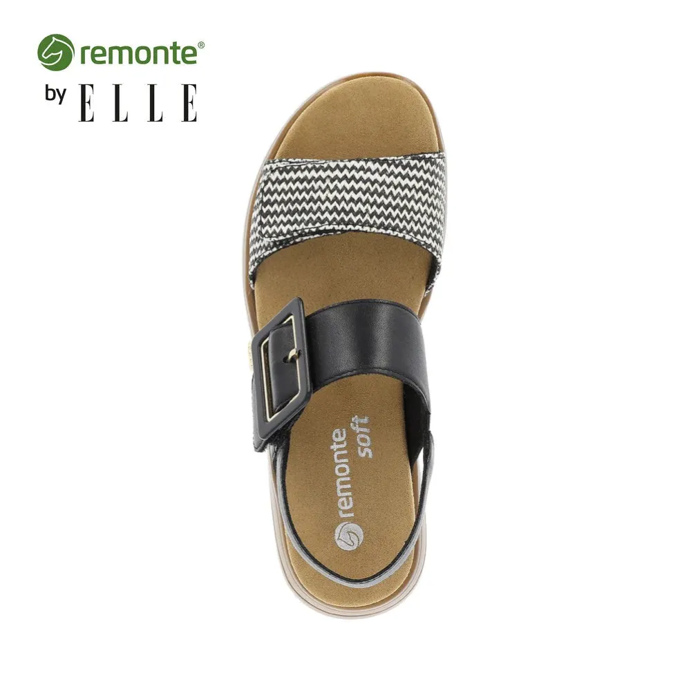 Remote Women's Jocelyn 53 Sandal in Black Multi