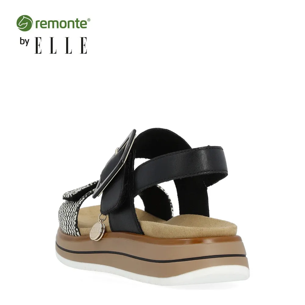 Remote Women's Jocelyn 53 Sandal in Black Multi