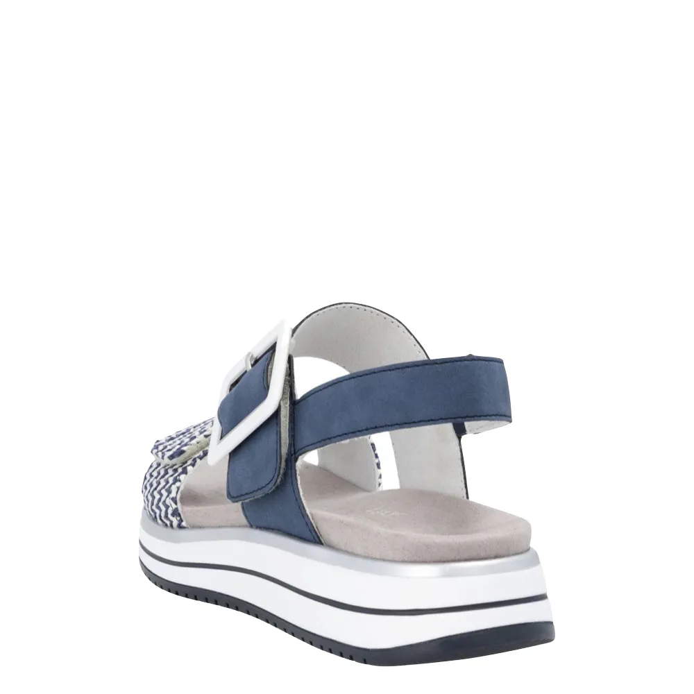 Remote Women's Jocelyn 53 Sandal in Pazific-Weiss/Jeans
