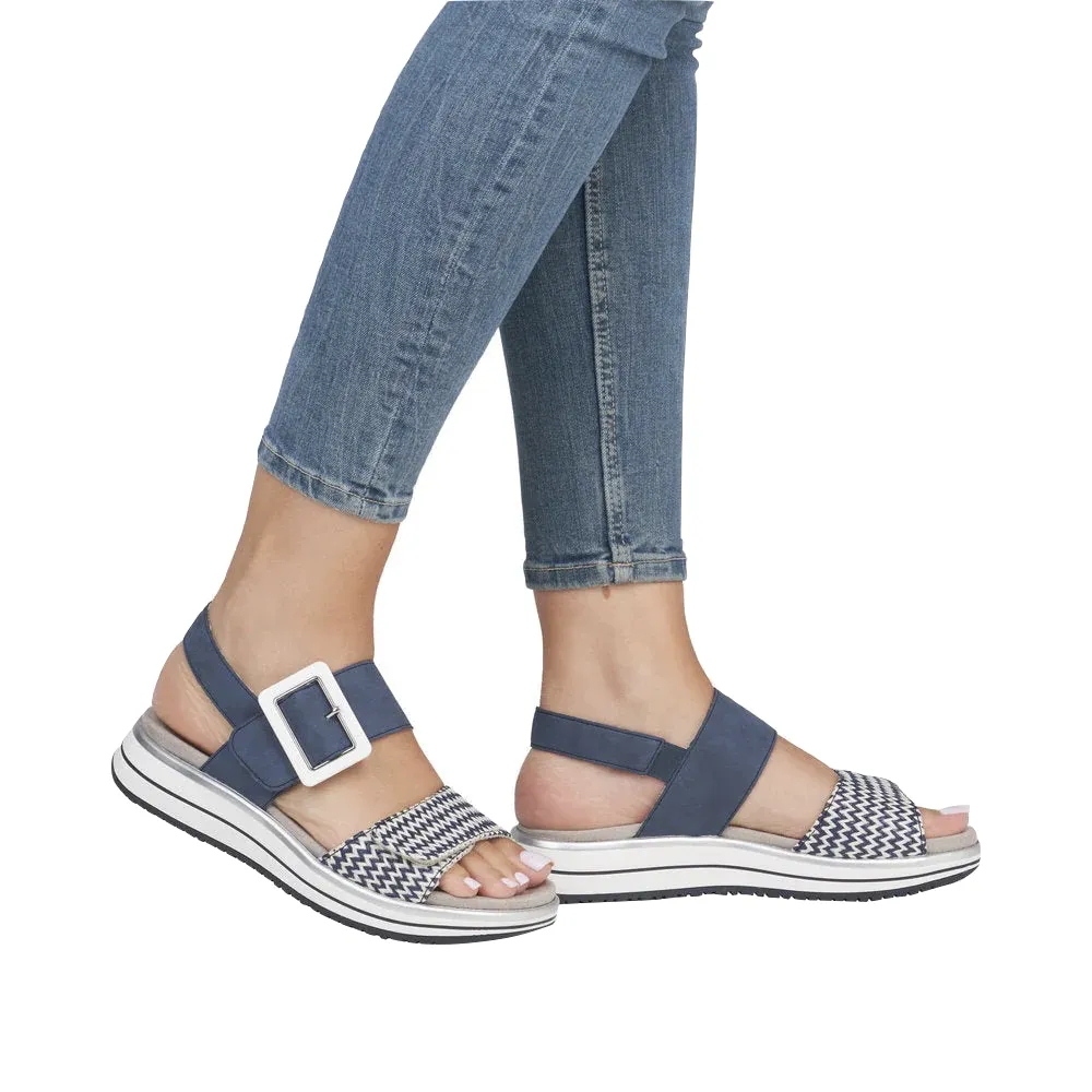 Remote Women's Jocelyn 53 Sandal in Pazific-Weiss/Jeans
