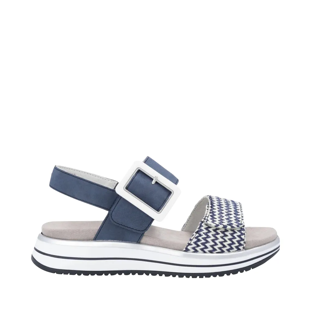 Remote Women's Jocelyn 53 Sandal in Pazific-Weiss/Jeans
