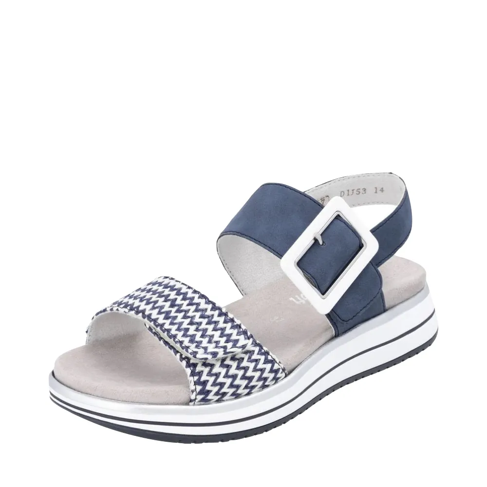 Remote Women's Jocelyn 53 Sandal in Pazific-Weiss/Jeans