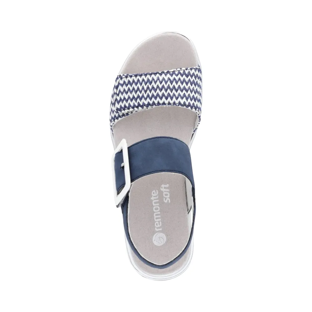Remote Women's Jocelyn 53 Sandal in Pazific-Weiss/Jeans