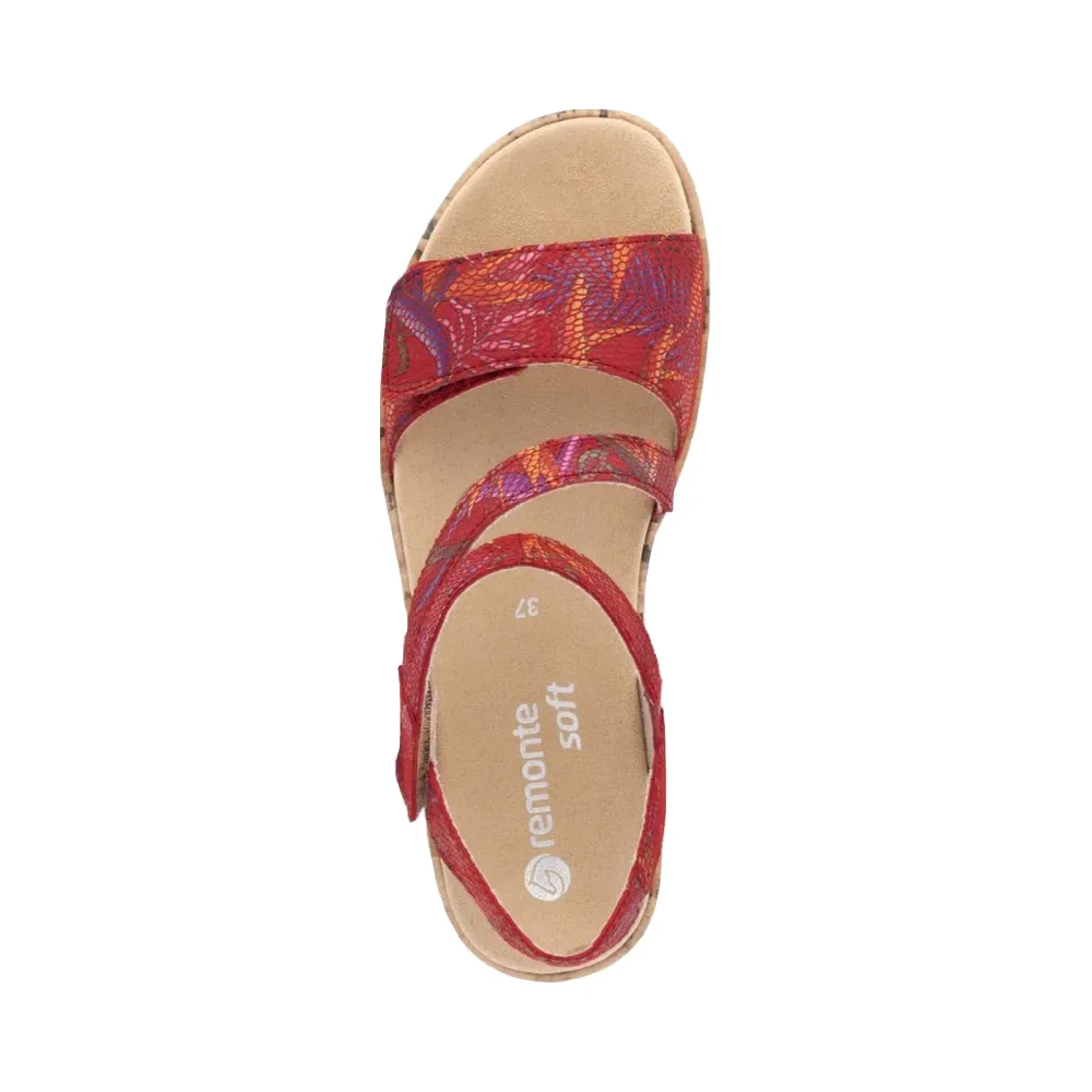 Remote Women's Jocelyn 60 Sandal in Red Multi