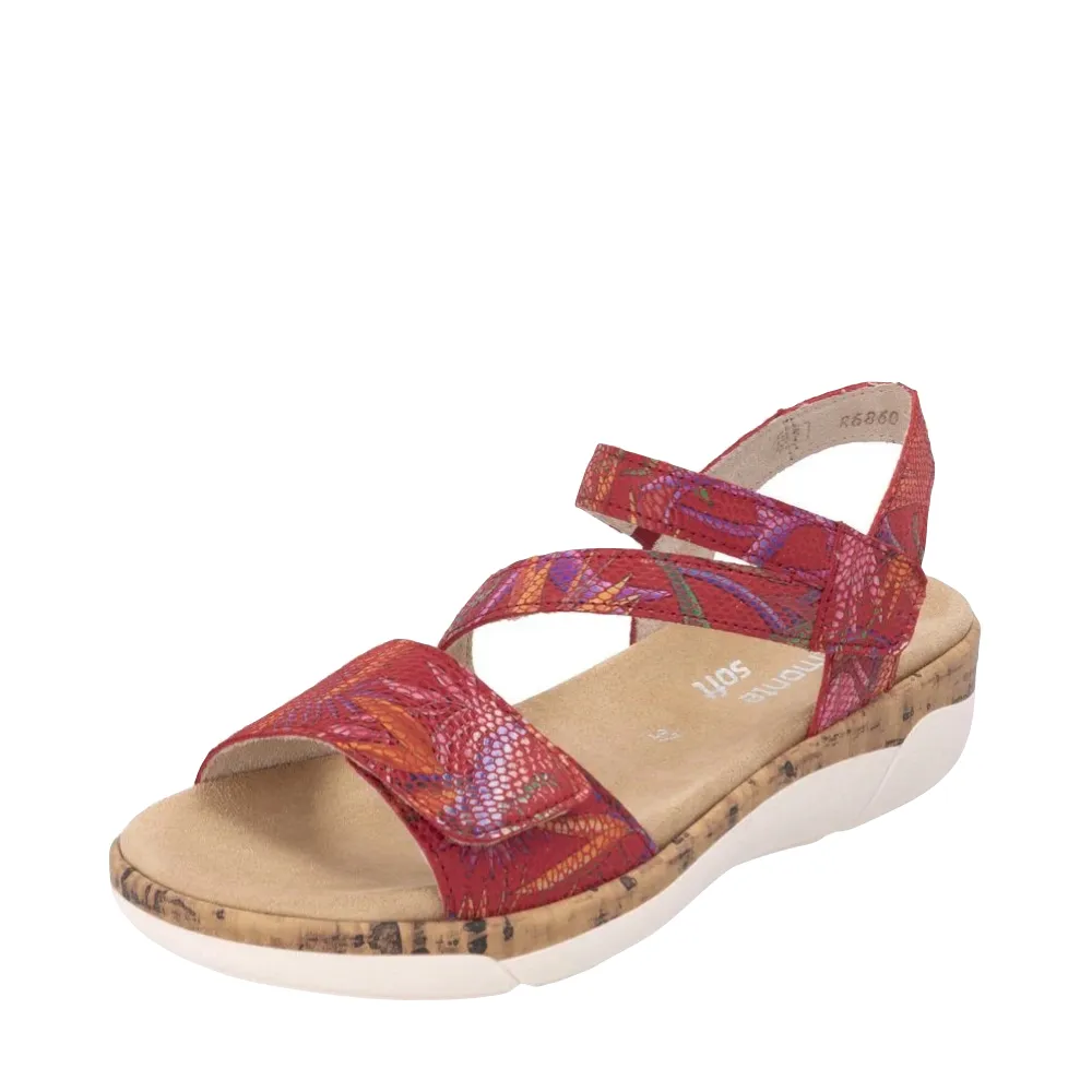 Remote Women's Jocelyn 60 Sandal in Red Multi