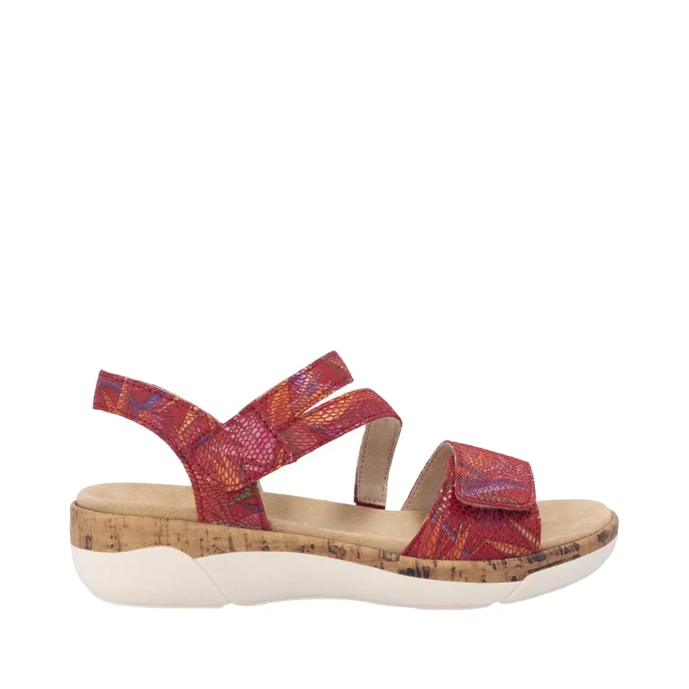 Remote Women's Jocelyn 60 Sandal in Red Multi