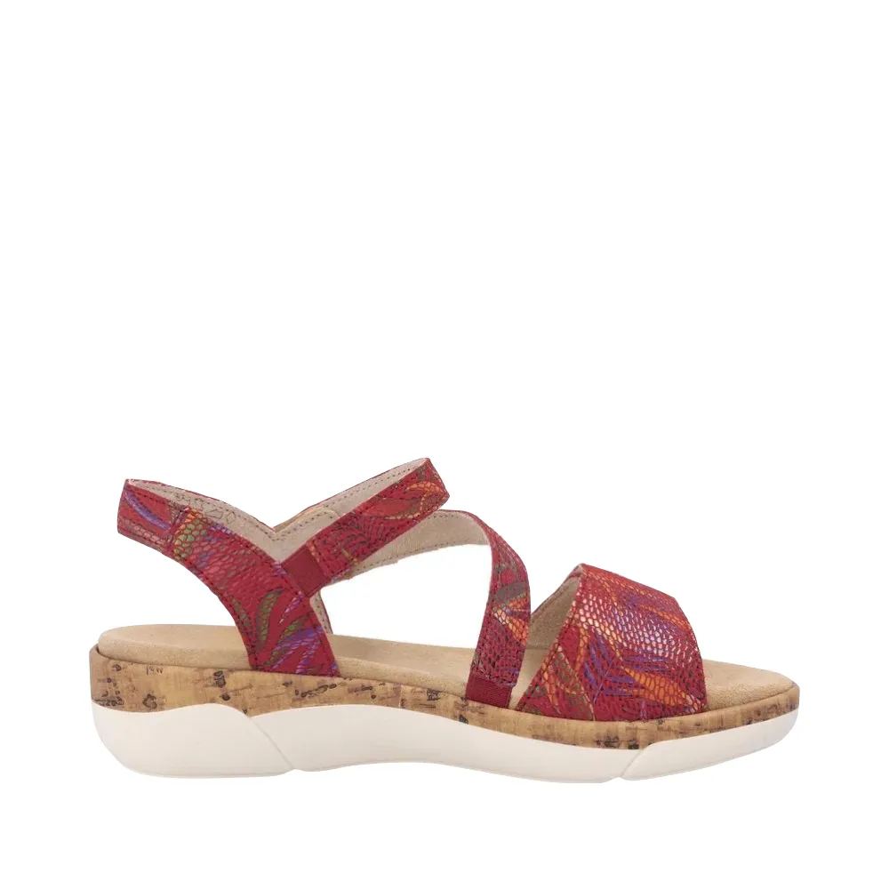 Remote Women's Jocelyn 60 Sandal in Red Multi
