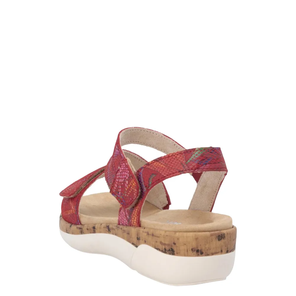 Remote Women's Jocelyn 60 Sandal in Red Multi