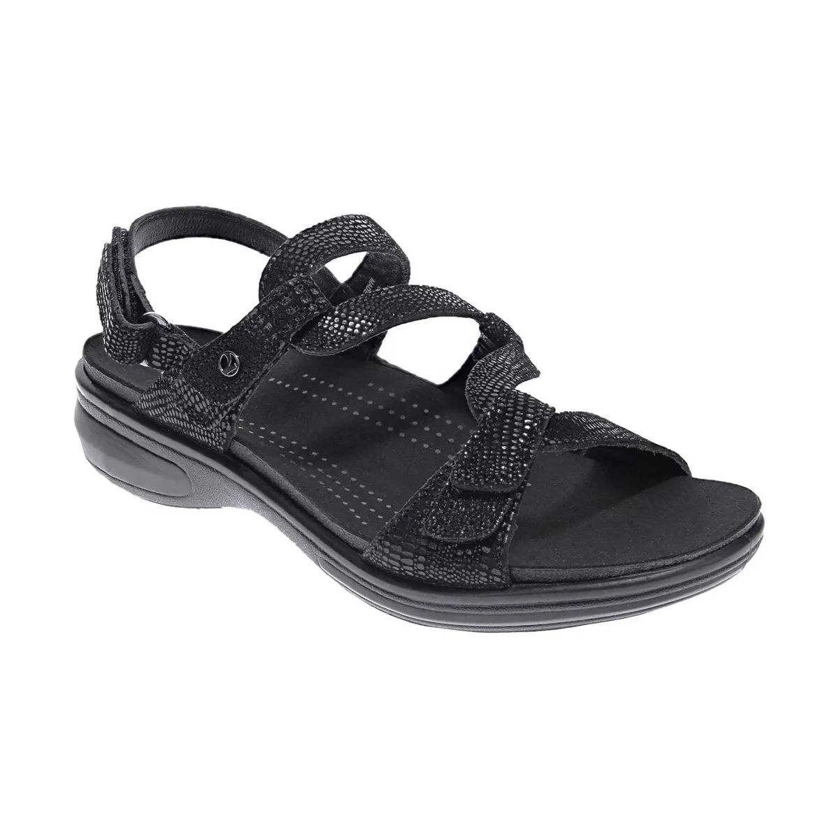 Revere Women's Miami Black Lizard