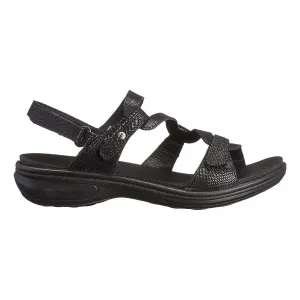 Revere Women's Miami Black Lizard