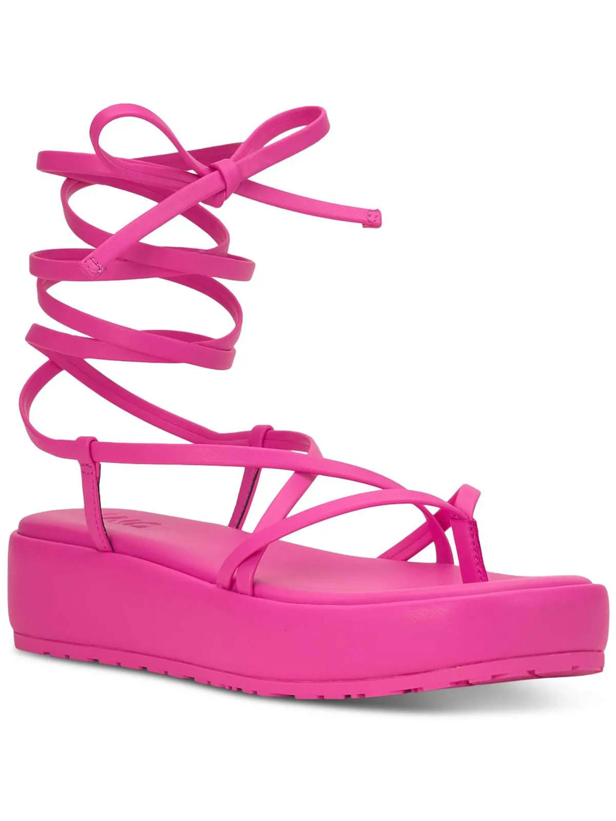 Rexile Womens Thong Strappy Flatform Sandals