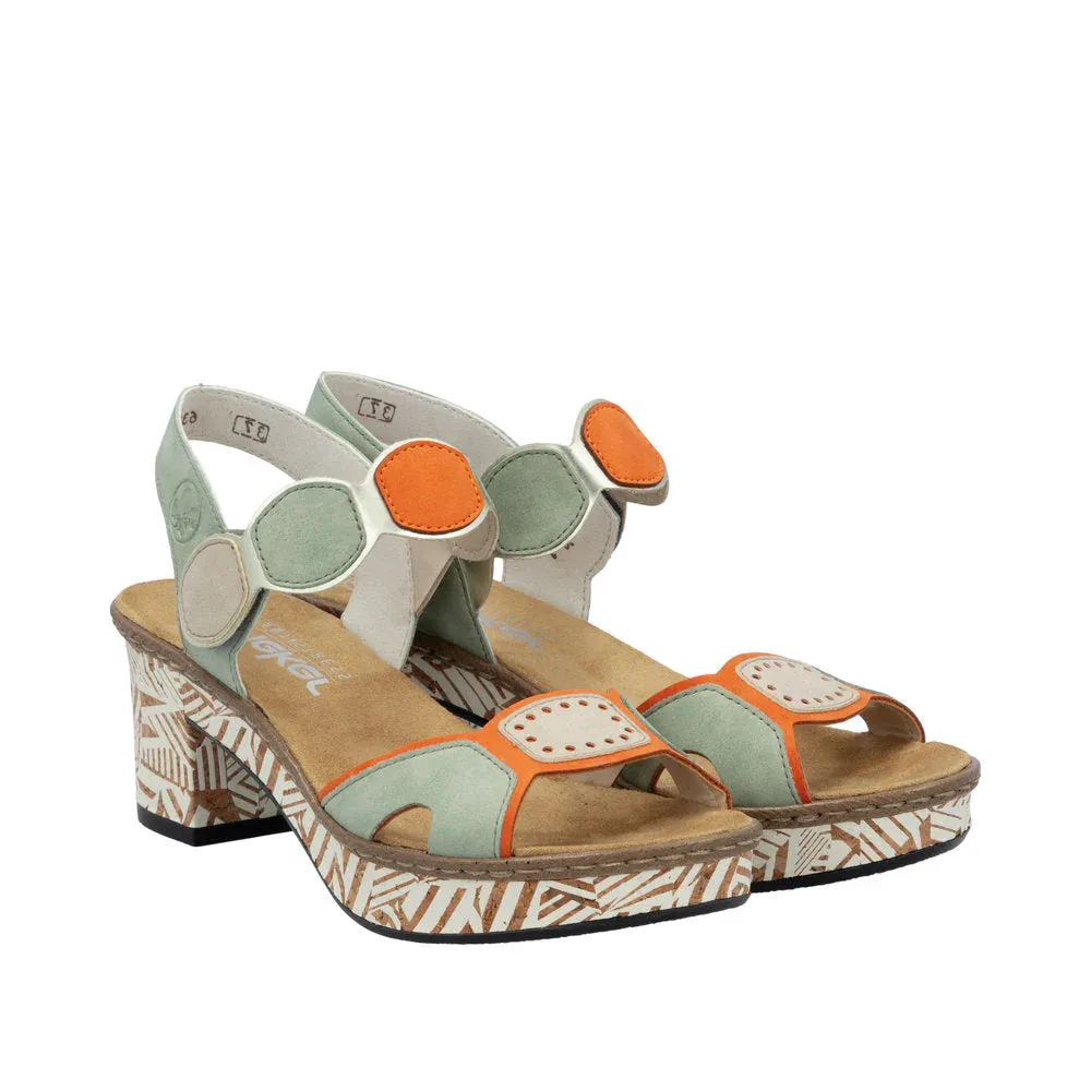 RIEKER FANNI SANDAL 6387691 - MULTI