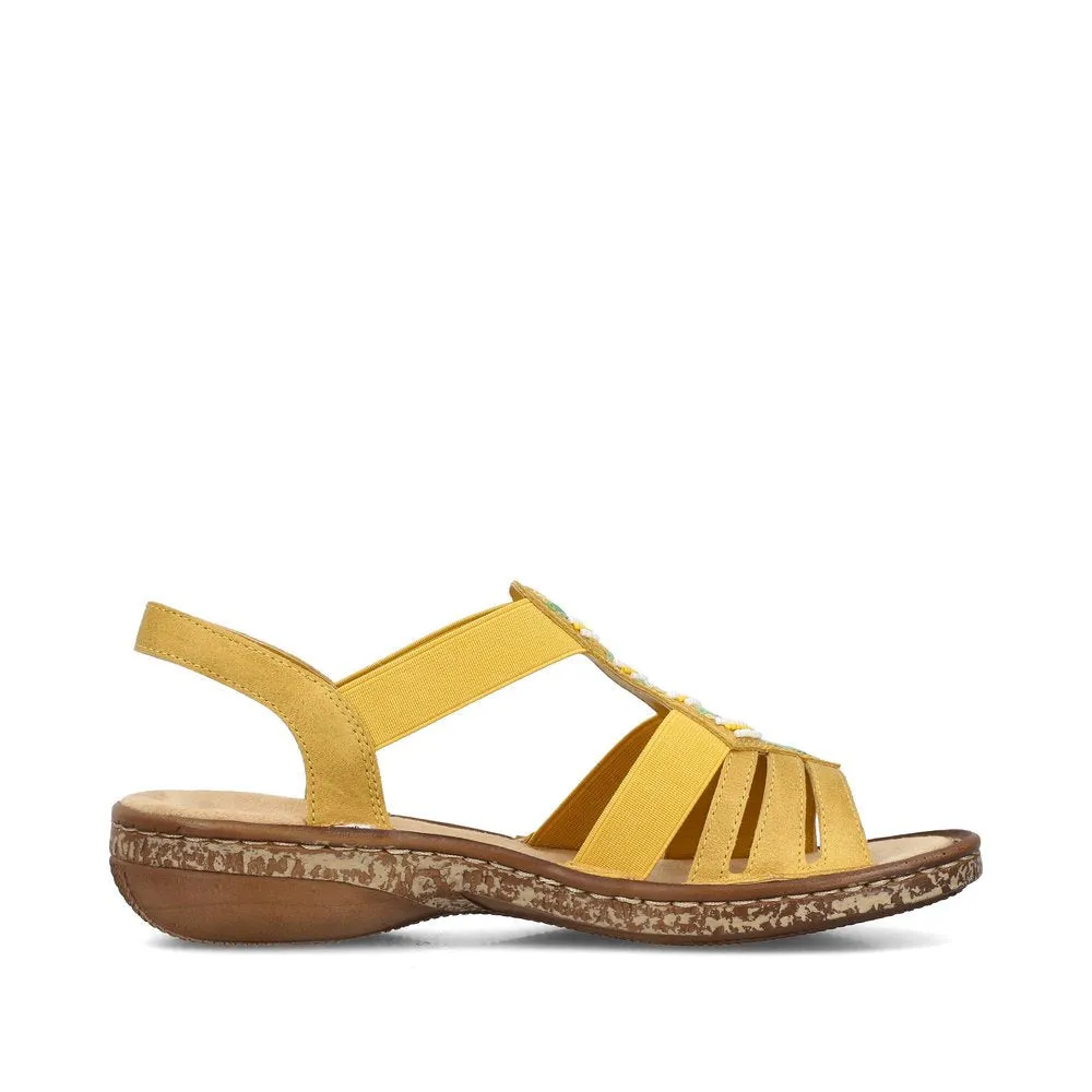 Rieker Shoes 62808-68 Yellow Multi Slip On