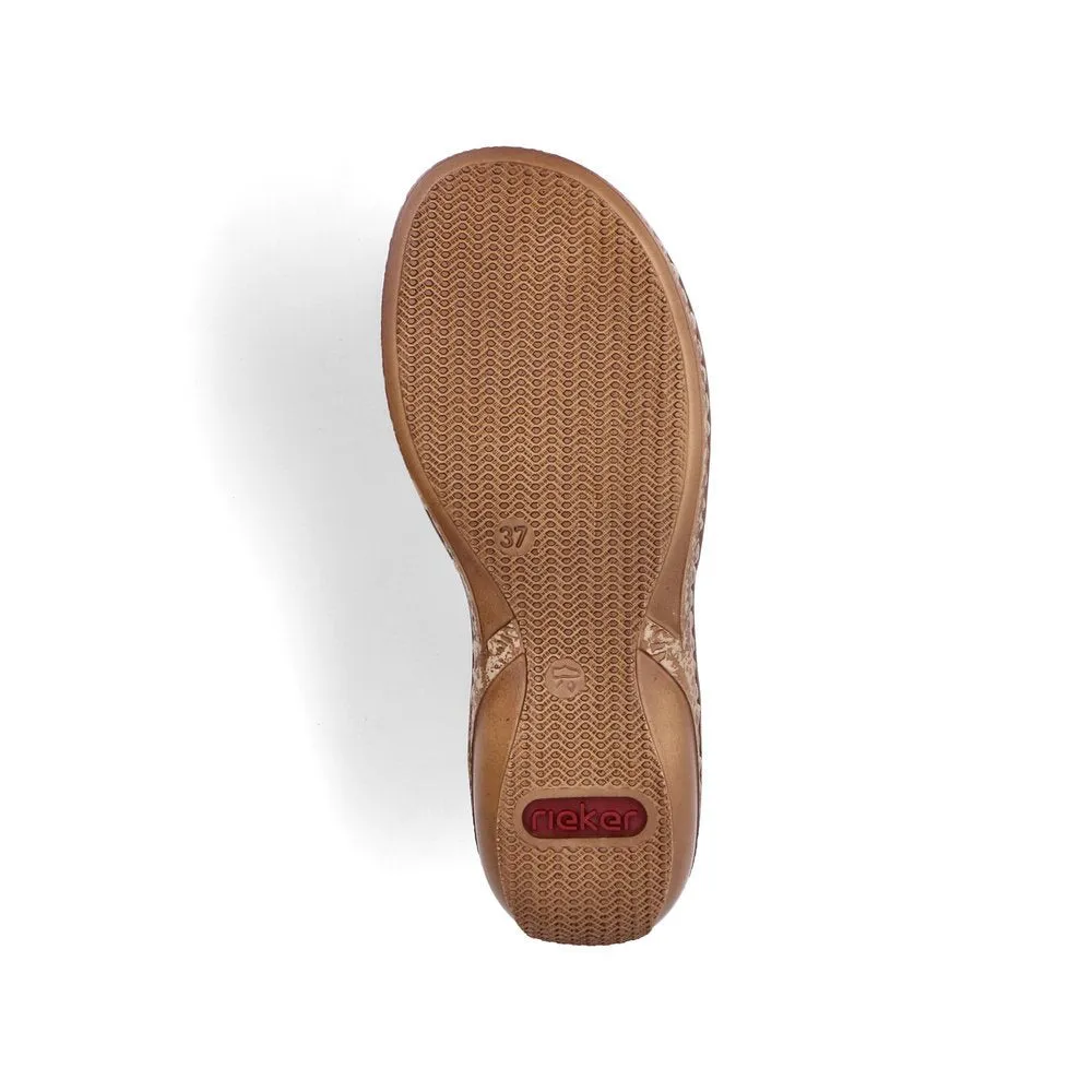 Rieker Shoes 62808-68 Yellow Multi Slip On