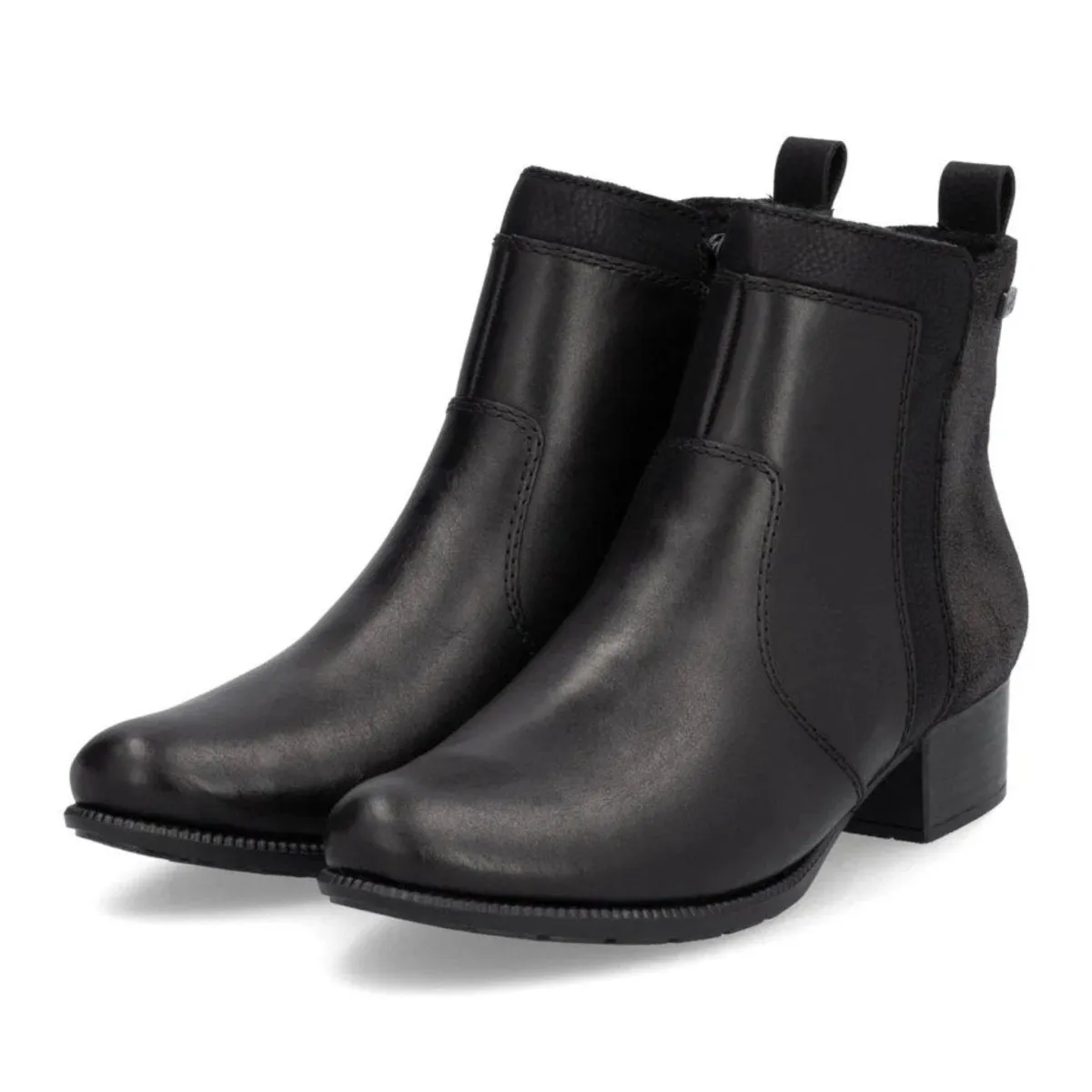 Rieker Women's 78658-00 Sariana Black/Pewter Waterproof