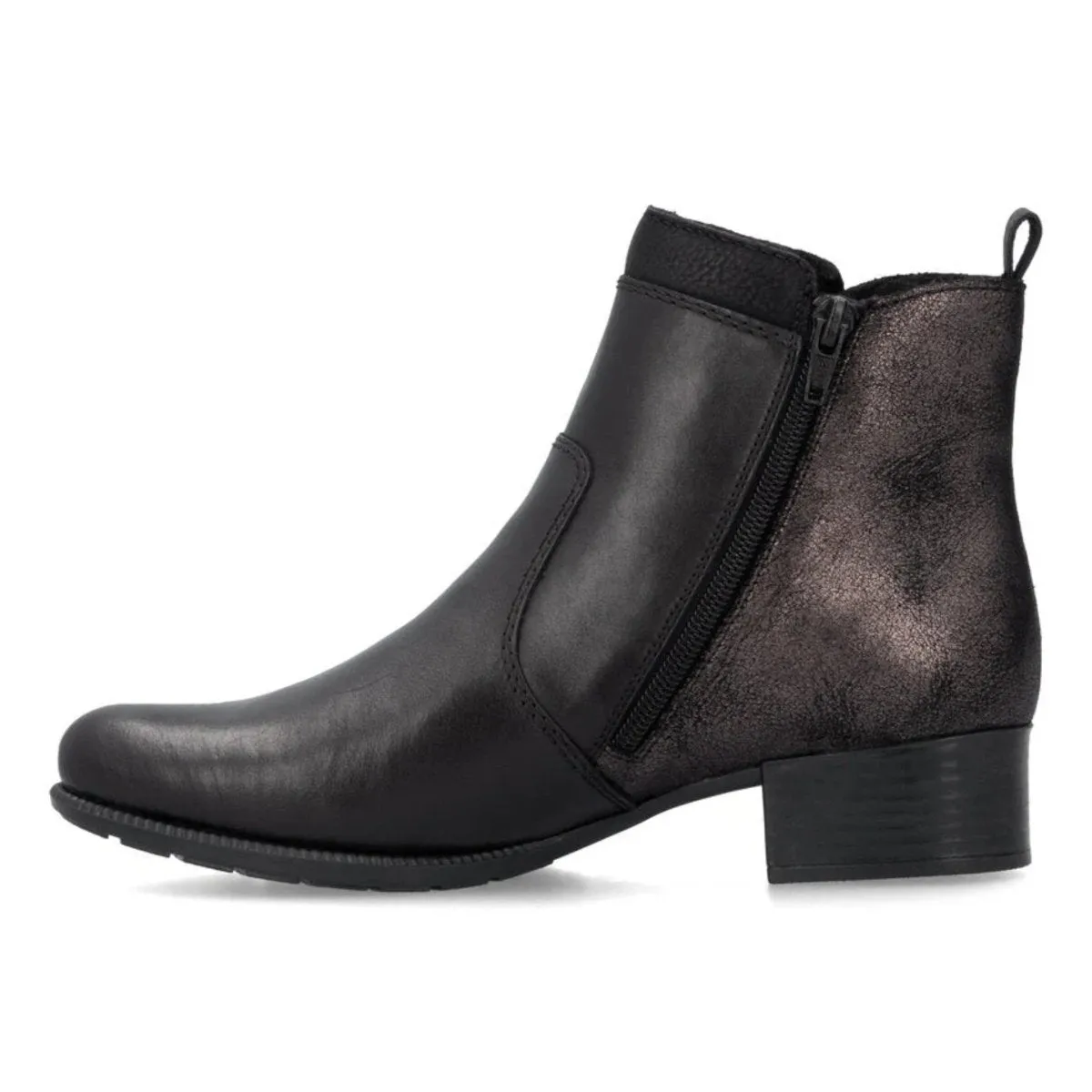 Rieker Women's 78658-00 Sariana Black/Pewter Waterproof