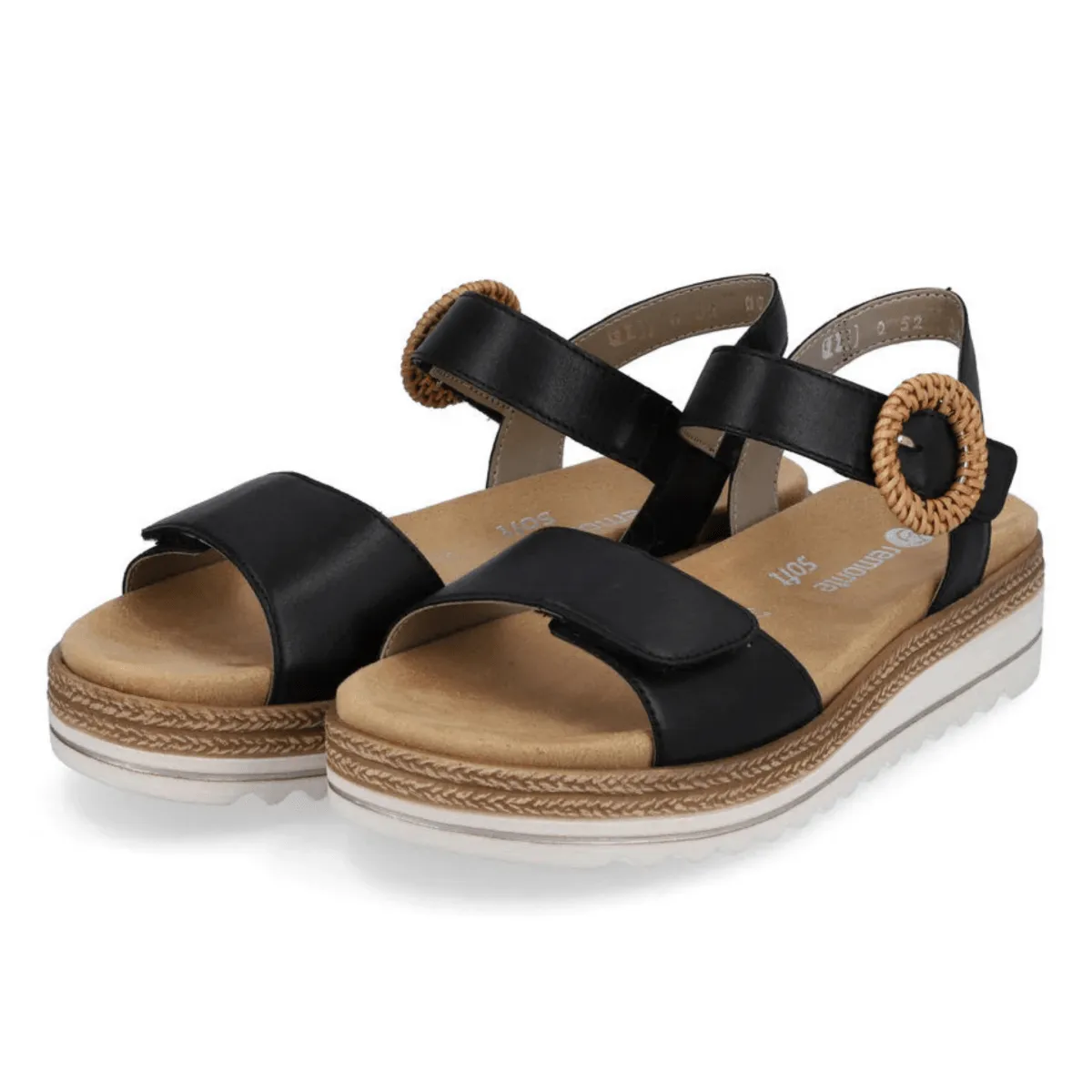 Rieker Women's D0Q52-00 Jocelyn Black Leather