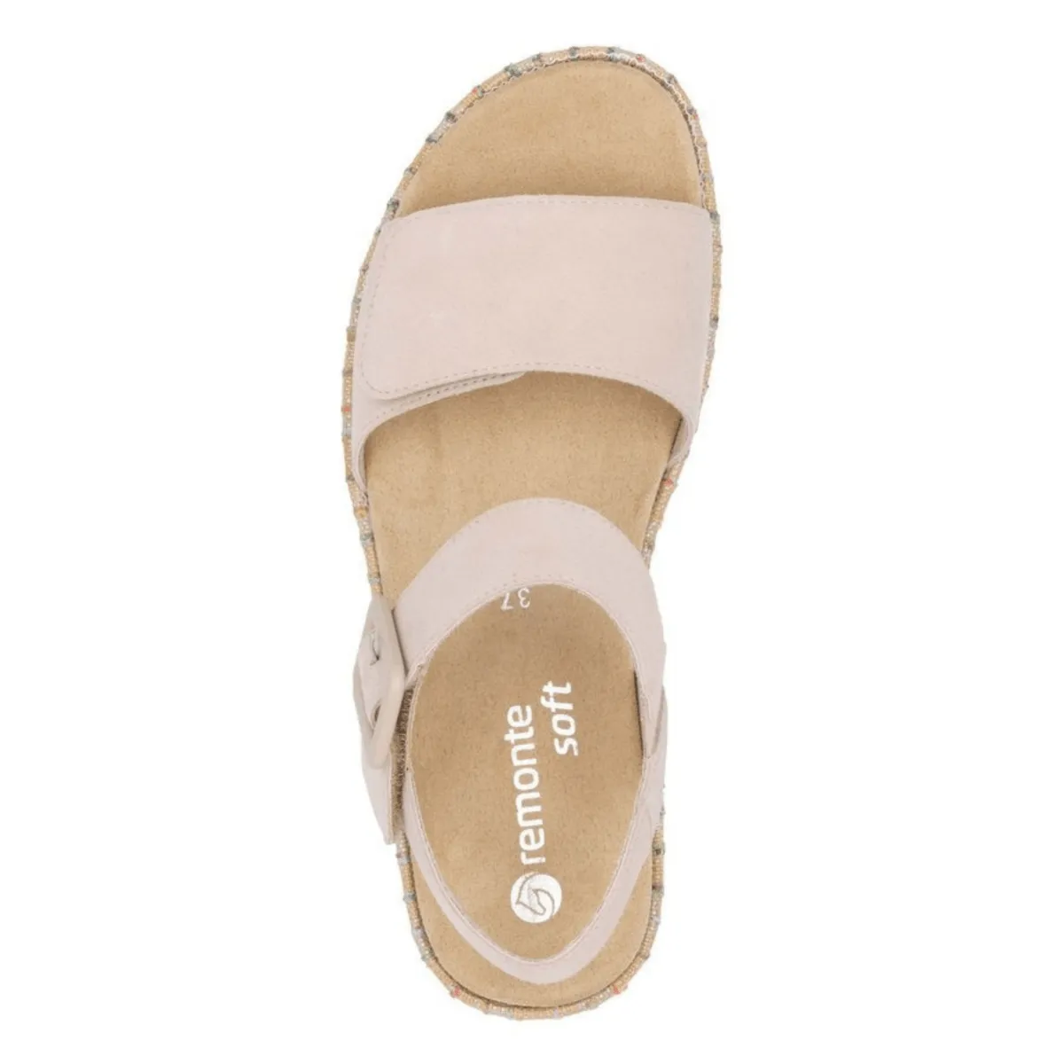 Rieker Women's D1N54-60 Jocelyn Beige Suede