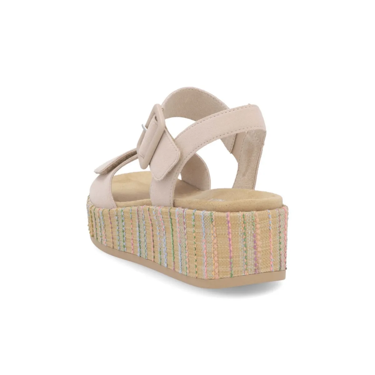 Rieker Women's D1N54-60 Jocelyn Beige Suede