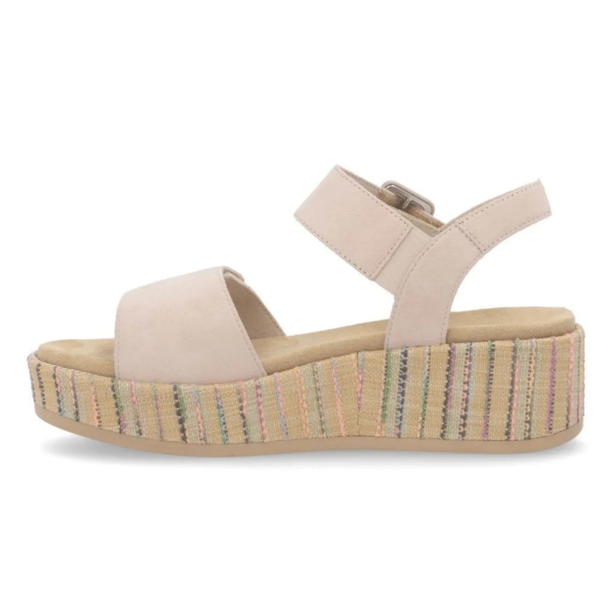 Rieker Women's D1N54-60 Jocelyn Beige Suede
