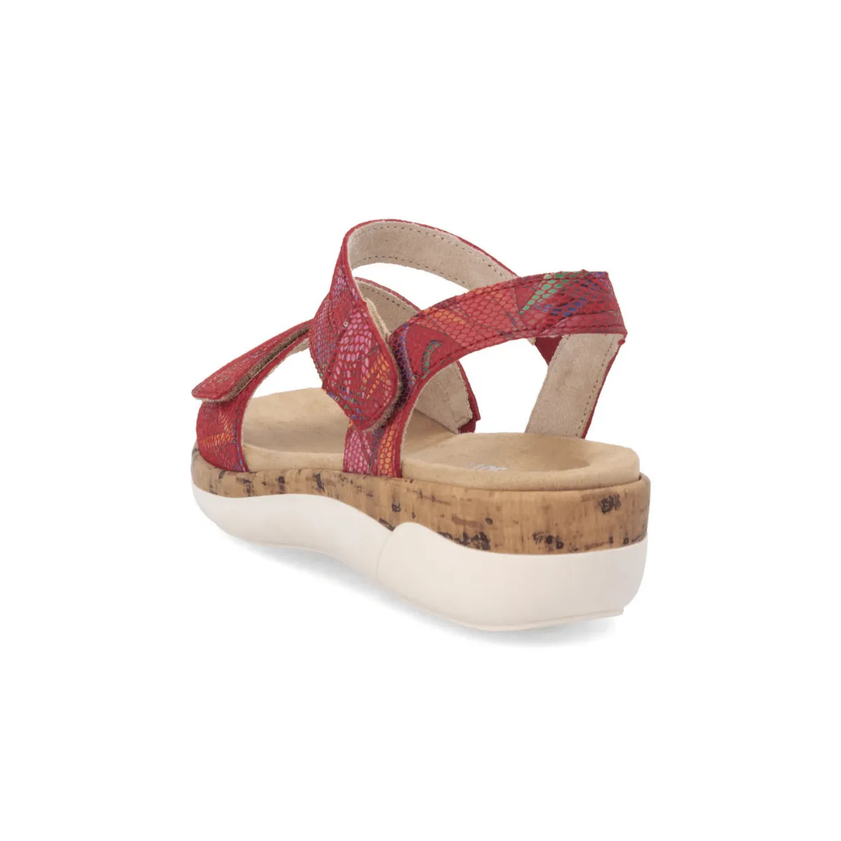 Rieker Women's R6860-90 Jocelyn Red Multi Leather