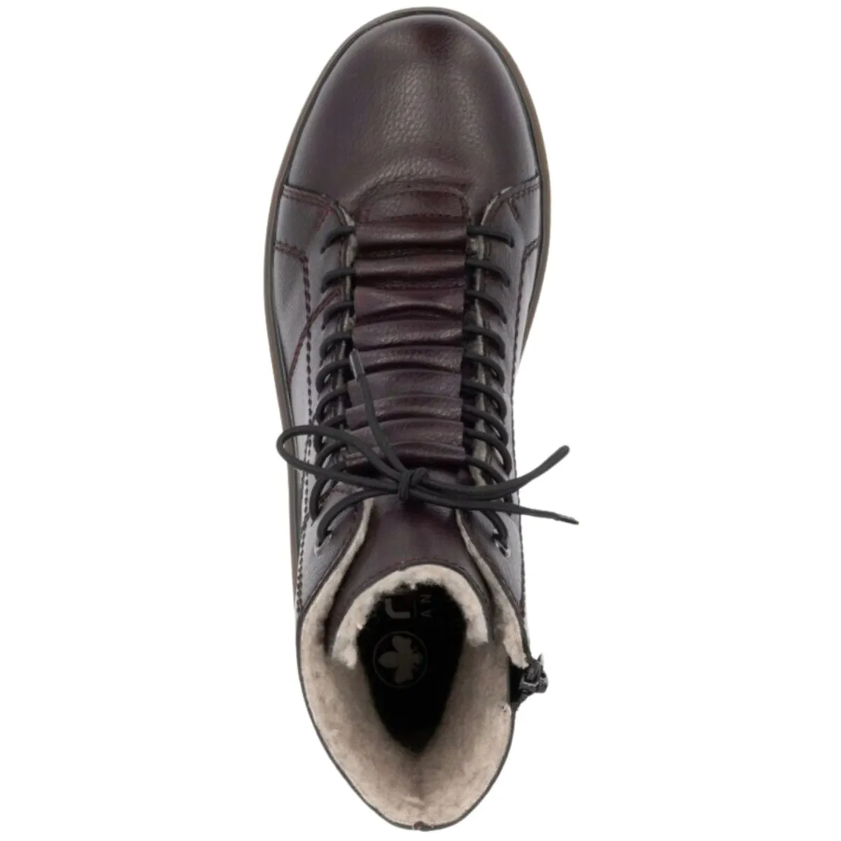 Rieker Women's Y3421-35 Dark Red Leather