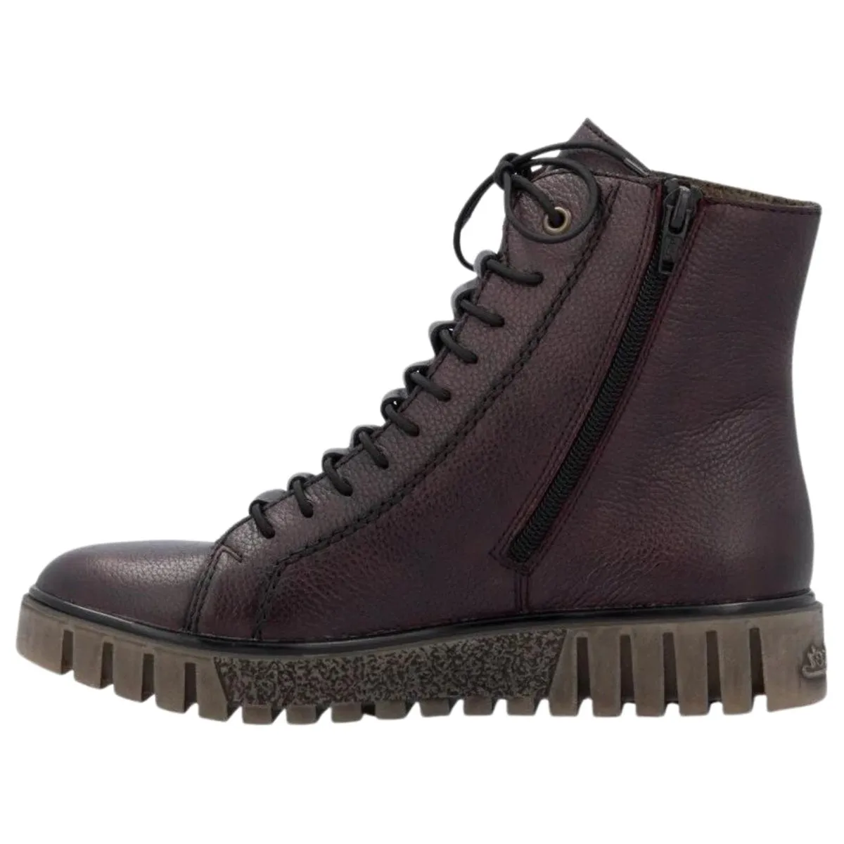 Rieker Women's Y3421-35 Dark Red Leather