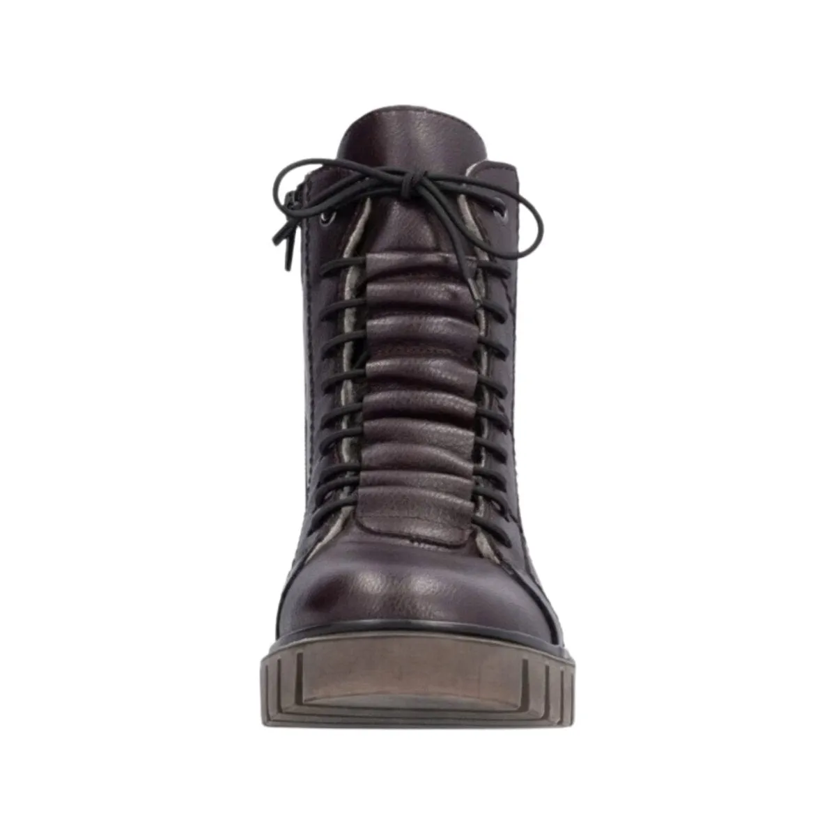 Rieker Women's Y3421-35 Dark Red Leather