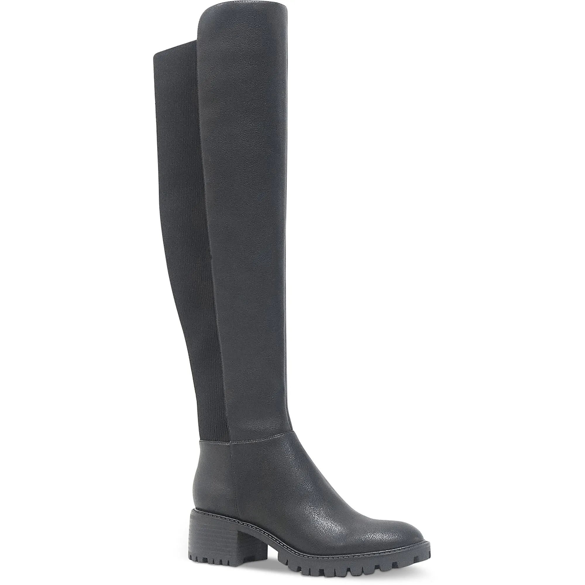 Riva OTK Womens Tall Faux Leather Knee-High Boots