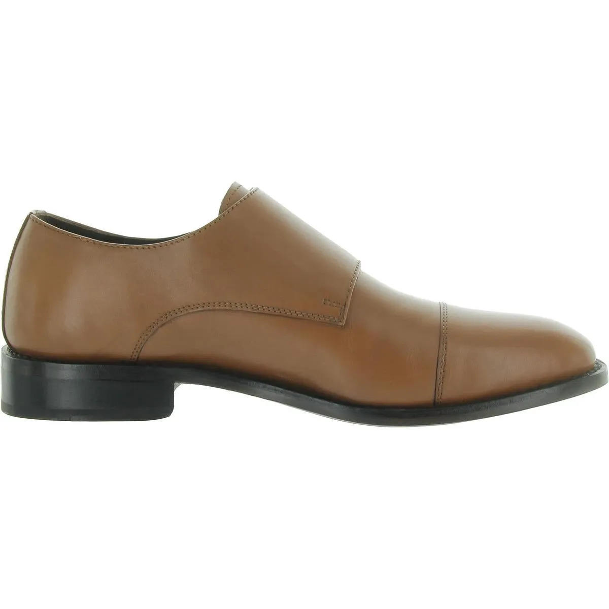 Roosevelt II Mens Leather Buckle Monk Shoes