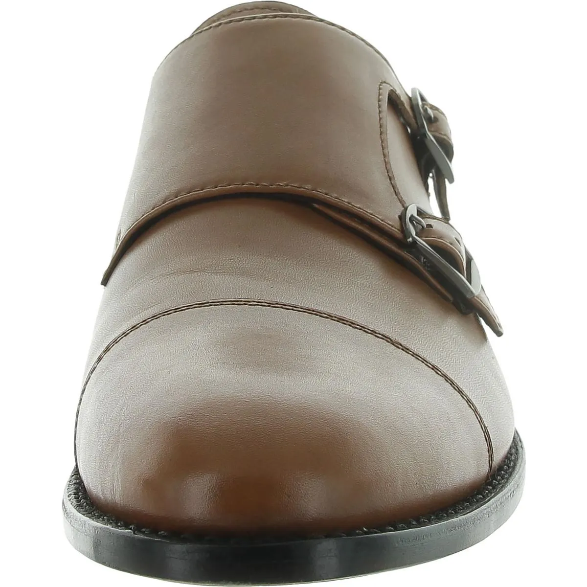 Roosevelt II Mens Leather Buckle Monk Shoes