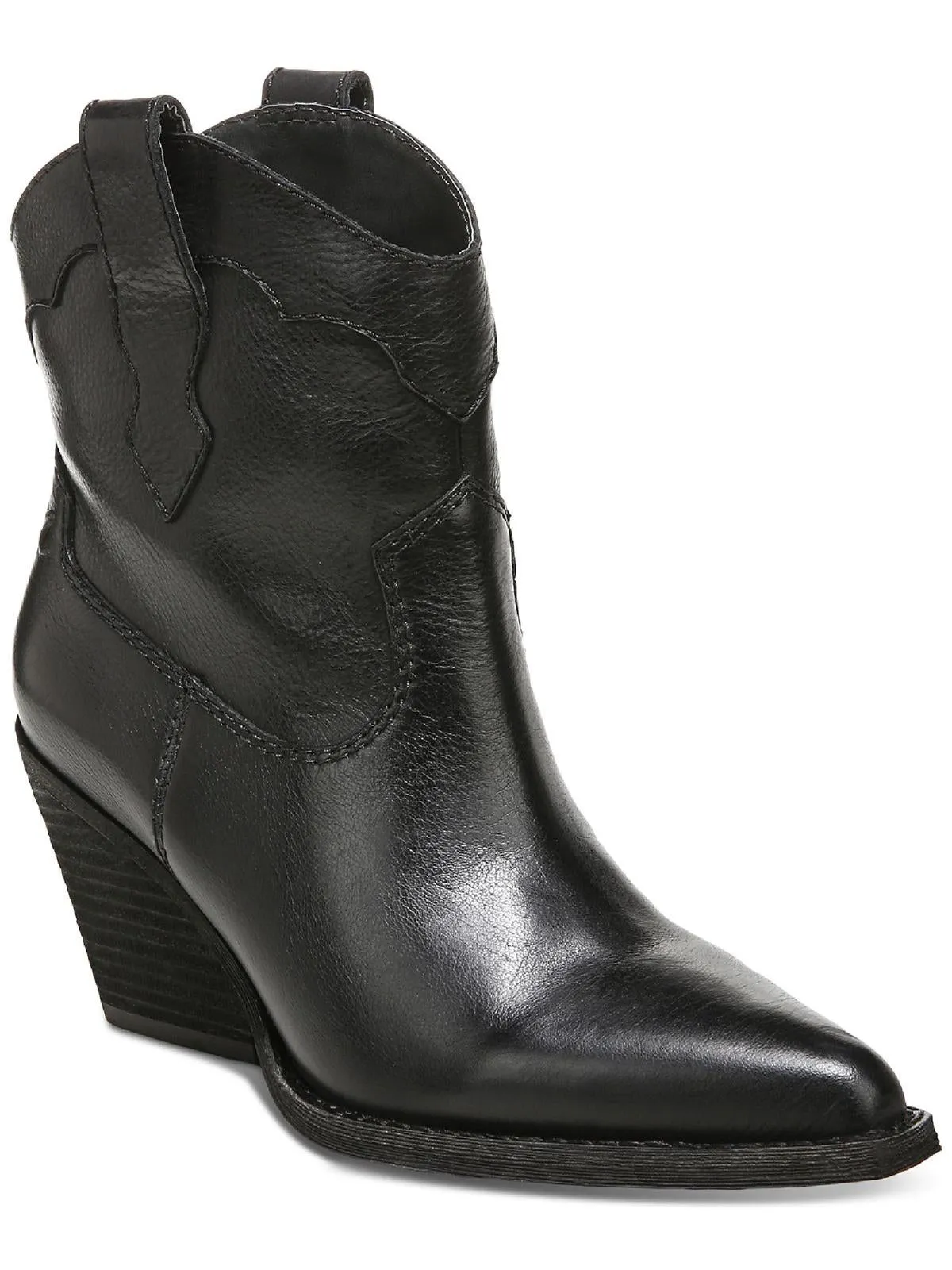 Roslyn Womens Leather Pull On Cowboy, Western Boots