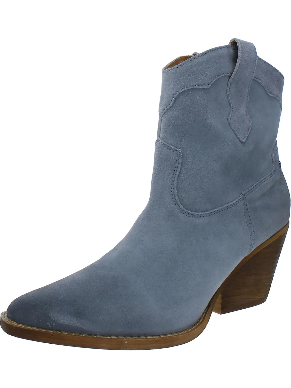 Roslyn Womens Leather Pull On Cowboy, Western Boots
