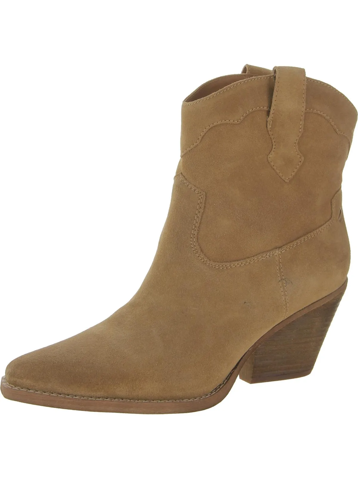 Roslyn Womens Leather Pull On Cowboy, Western Boots