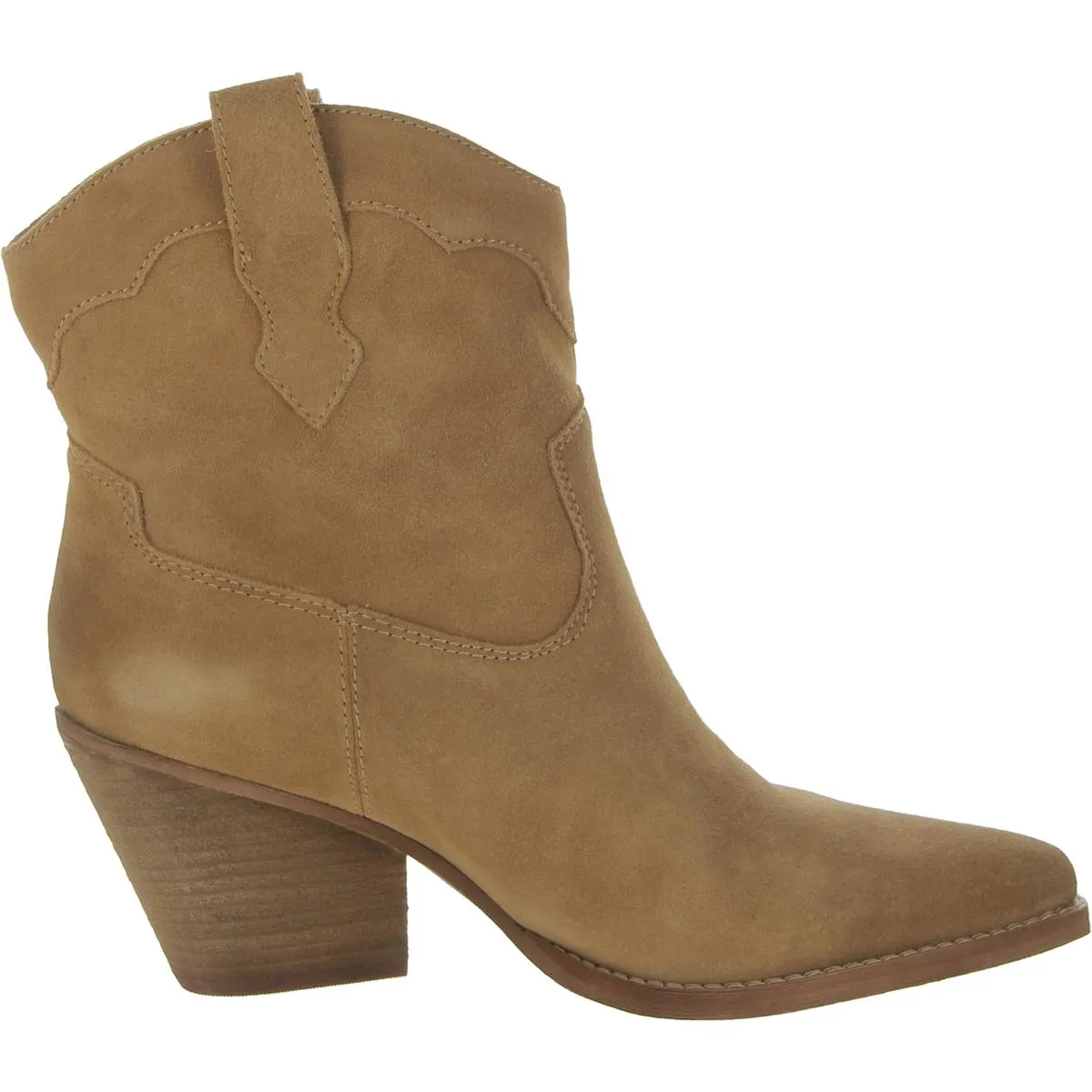 Roslyn Womens Leather Pull On Cowboy, Western Boots