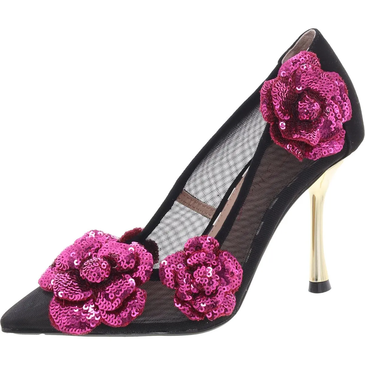 Rossa Womens Embellished Mesh Pumps
