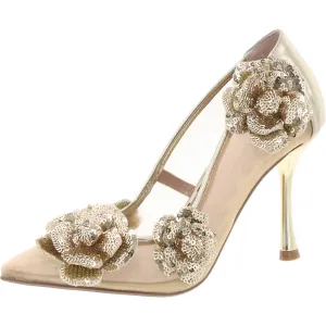 Rossa Womens Embellished Mesh Pumps