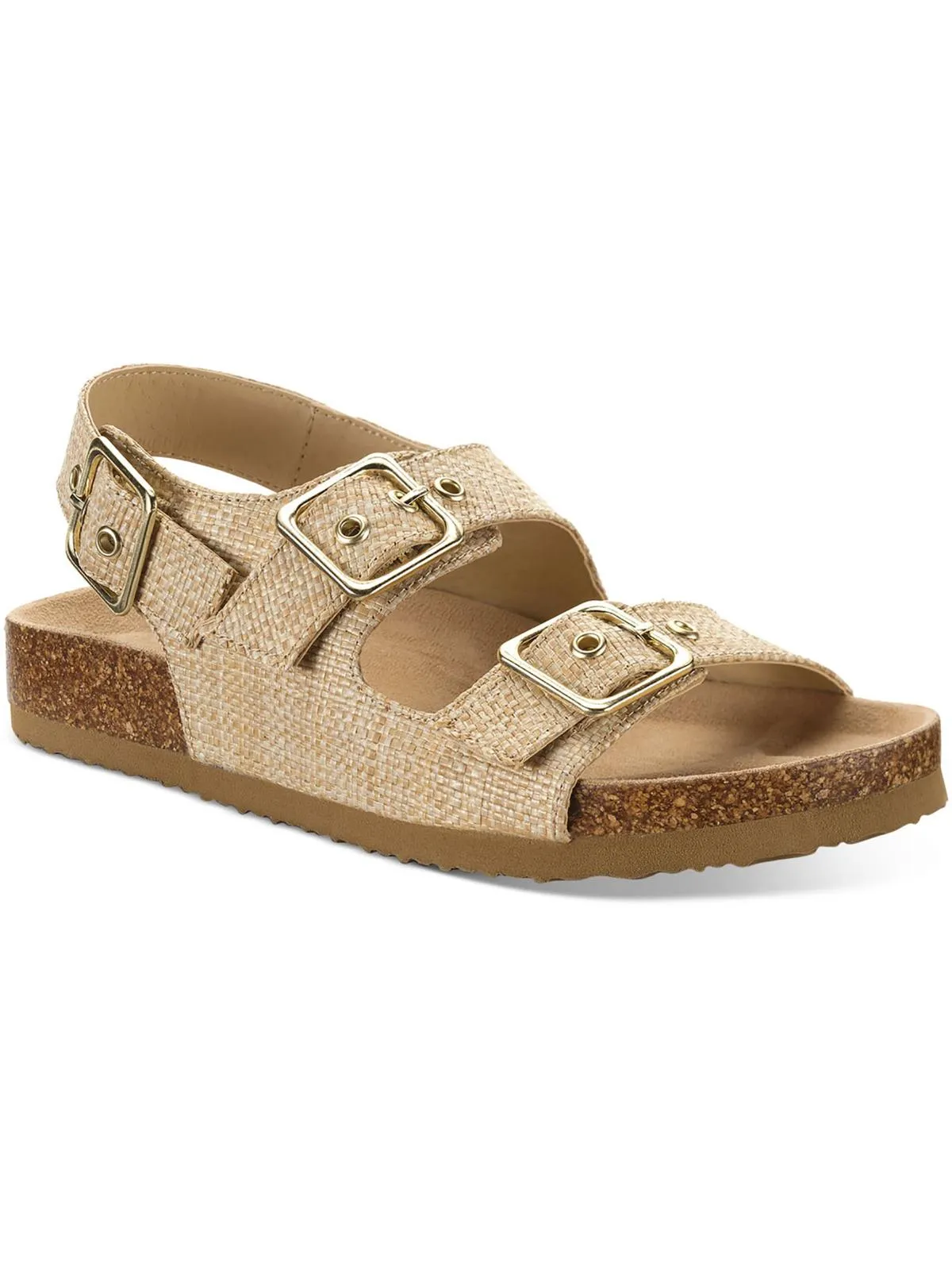 Sadiee Womens Buckle Slingback Sandals Shoes