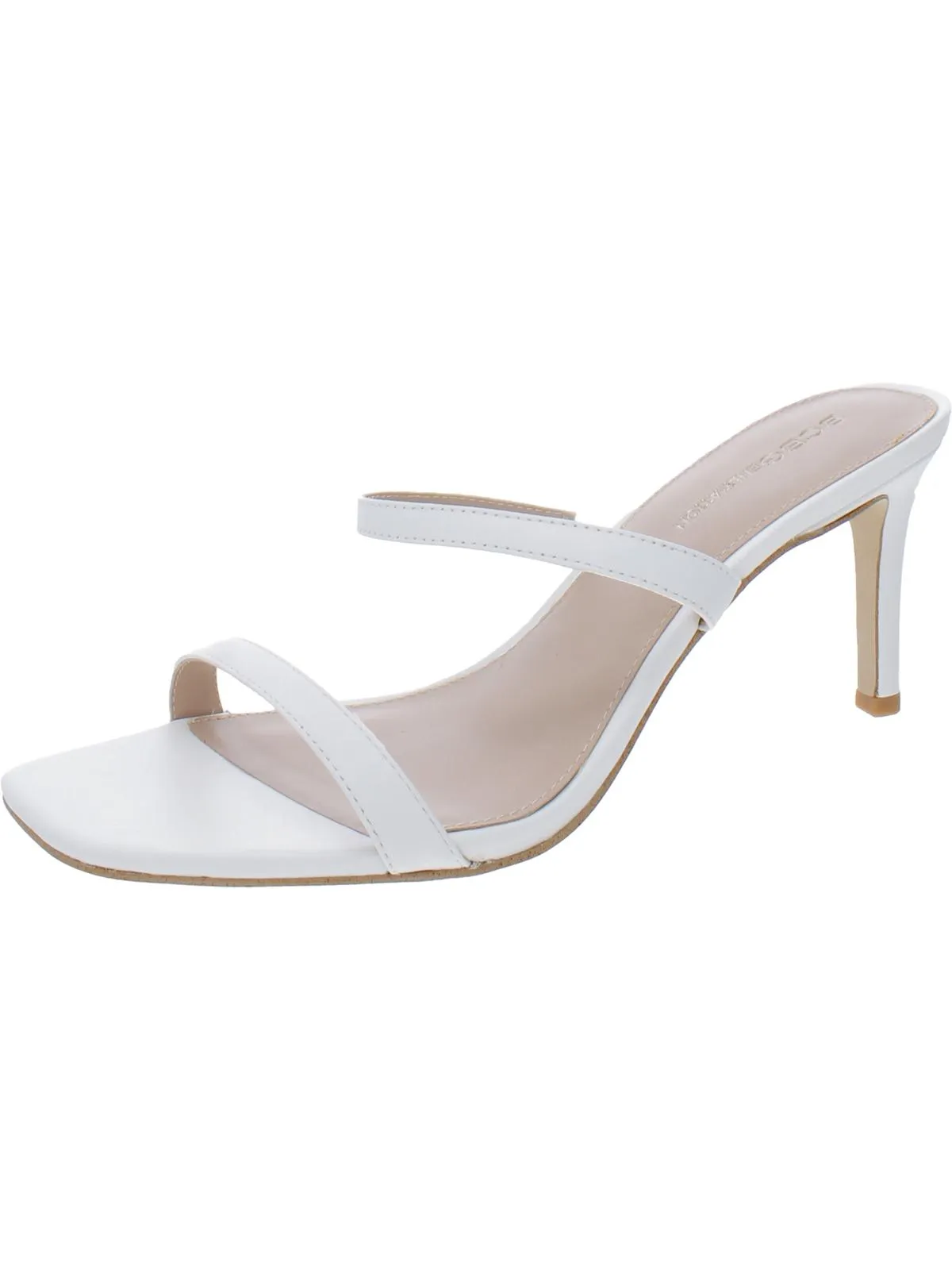 Salin Womens Leather Square Toe Dress Sandals