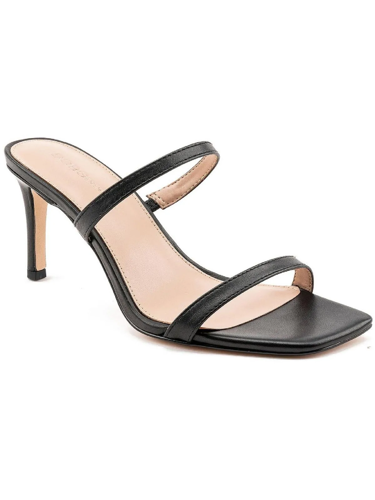 Salin Womens Leather Square Toe Dress Sandals