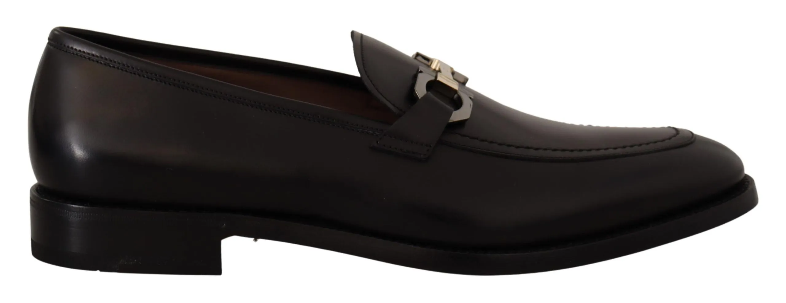 Salvatore Ferragamo Suave  Leather Gancio Bit Men's Loafers