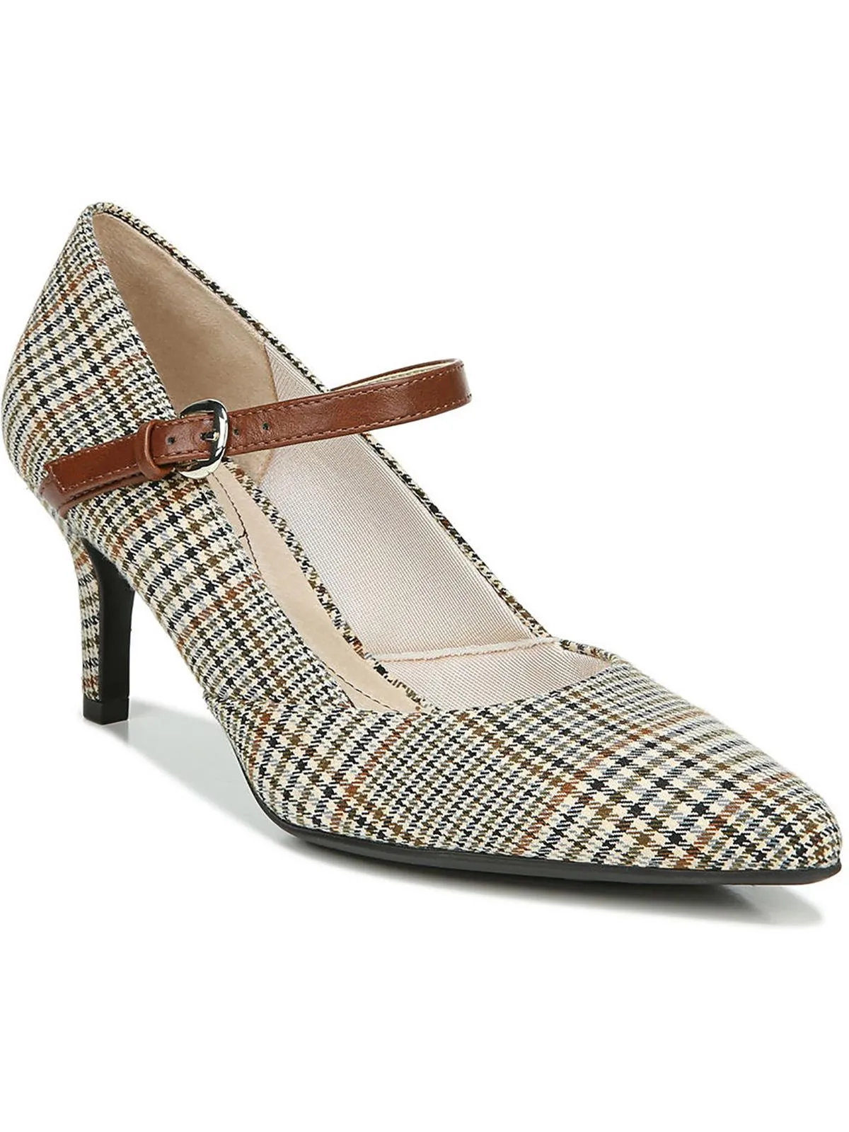 Sandrine Womens Mary Jane Man Made Dress Heels