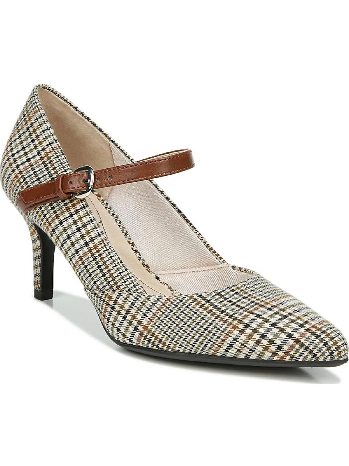 Sandrine Womens Mary Jane Man Made Dress Heels