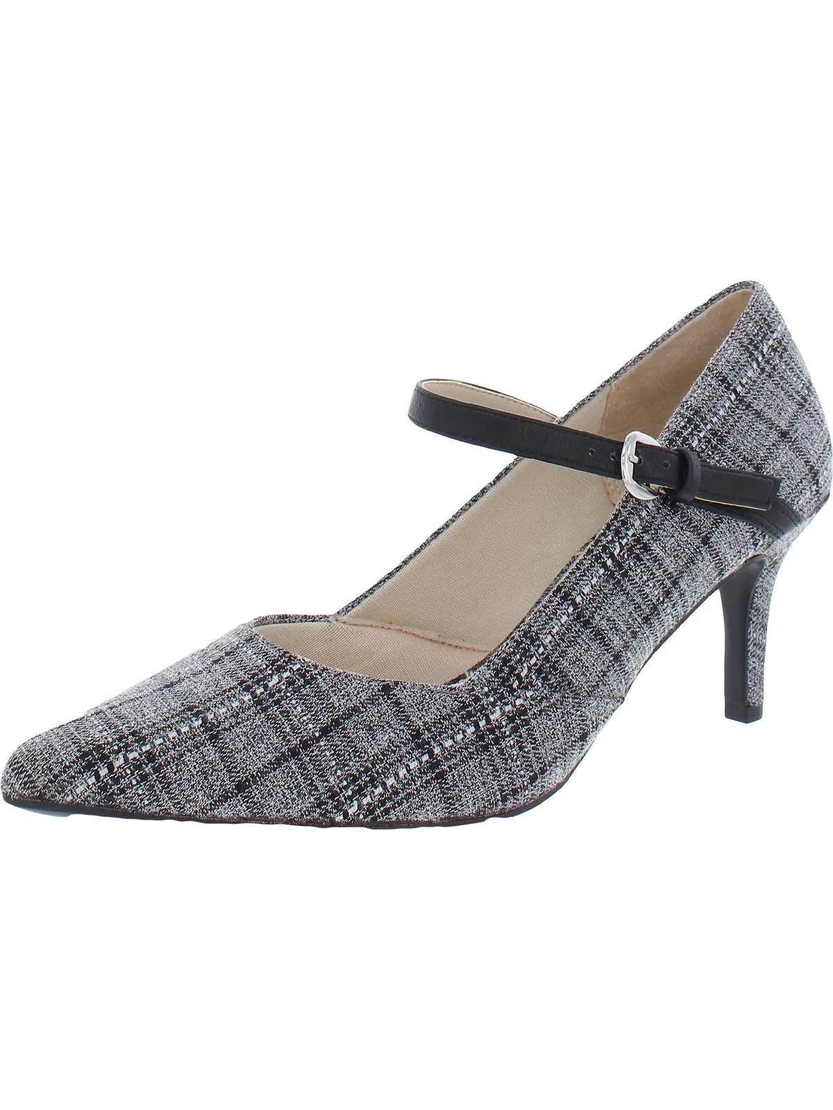 Sandrine Womens Mary Jane Man Made Dress Heels