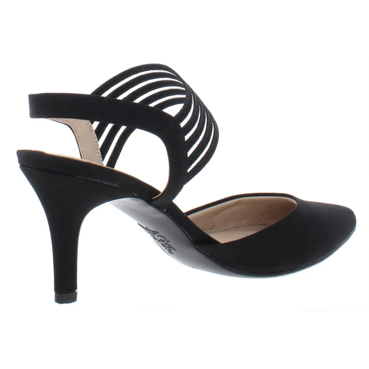 Sanya Womens Cushioned Footbed Slingback Dress Heels